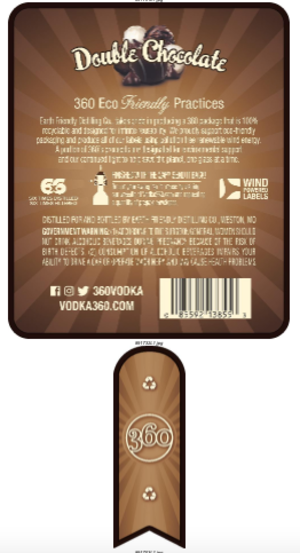 360 Double Chocolate Vodka 750ml - immagine 4